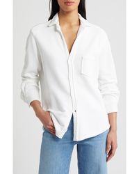 Frank & Eileen - Eileen Relaxed Terry Button-Up Shirt - Lyst