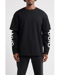 Saint Studio - Preda Layered Look T-Shirt - Lyst