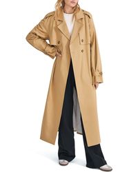 FAVORITE DAUGHTER - The Charles Stretch Cotton Trench Coat - Lyst