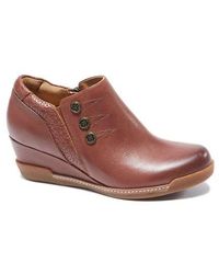 HALSA FOOTWEAR - Devina Wedge Bootie - Lyst