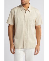 Treasure & Bond - Blend Short Sleeve Button-up Shirt - Lyst