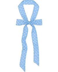 OLAH - Le Petit Dot Silk Hair Ribbon Scarf - Lyst