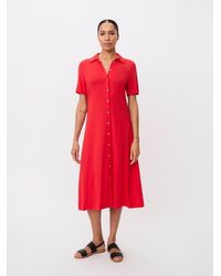 Masai - Manirithis Button-Front Shirt Midi Dress - Lyst