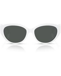 Versace - 56Mm Gradient Oval Sunglasses - Lyst