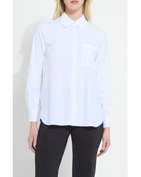 Lyssé - Schiffer 2.0 Microfiber Button Down Shirt - Lyst