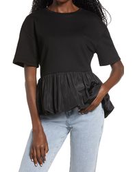 english factory peplum top