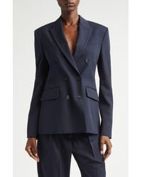 Stella McCartney - Classic Double Breasted Wool Jacket - Lyst