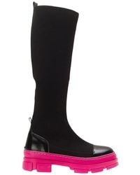 Prologue Shoes - Bella Stretch Scuba Knee High Boot - Lyst