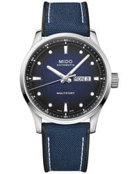 MIDO - Multifort Automatic Fabric & Rubber Strap Watch, 42Mm - Lyst