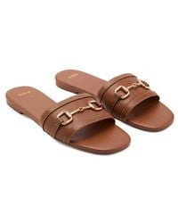 Mango - Buckle Slide Sandal - Lyst