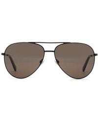 Fossil - 60Mm Pilot Sunglasses - Lyst