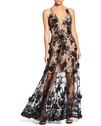 Dress the Population - Sidney Sheer Lace Gown - Lyst