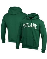 Champion - Tulane Wave Basic Arch Fleece Pullover Hoodie - Lyst