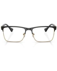 Versace - 56Mm Rectangular Optical Glasses - Lyst