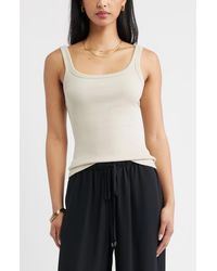 Open Edit - Rib Tank - Lyst