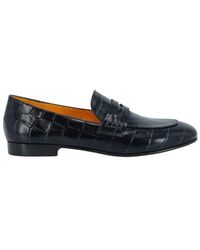 Madison Maison - Flat Croc Embossed Loafer - Lyst