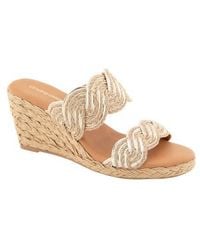 Andre Assous - Nitra Twist Espadrille Platform Wedge Sandal - Lyst