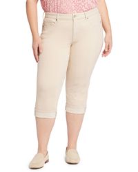 NYDJ - Marilyn Cool Embrace® Cuff Crop Straight Leg Jeans - Lyst
