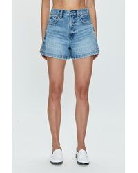 Pistola - Saige High Waist Denim Shorts - Lyst