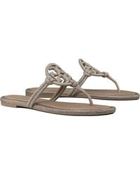 Tory Burch - Miller Knotted Pavé Thong Sandal - Lyst