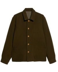 Fortela - Seneca Wool Twill Jacket - Lyst