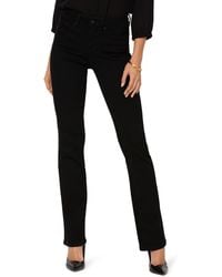 NYDJ - Barbara High Waist Stretch Bootcut Jeans In Black At Nordstrom Rack - Lyst