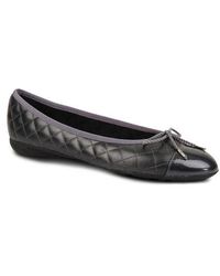 Paul Mayer - Best Cap Toe Quilted Ballet Flat - Lyst