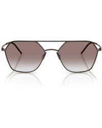 Armani - 54Mm Square Sunglasses - Lyst