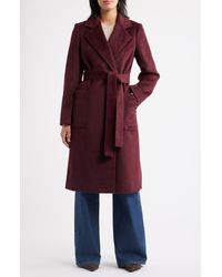 Sam Edelman - Longline Wrap Coat - Lyst