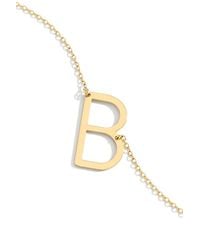 Mint & Lily - Statement Initial Necklace - Lyst