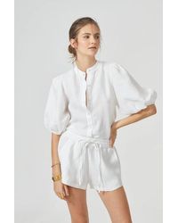 Lanhtropy - Bubble Linen Shirt - Lyst