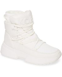 michael kors booties white