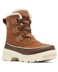 Sorel - Tivoli V Faux Fur Lined Waterproof Boot - Lyst