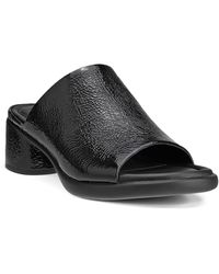 Ecco - Sculpted Lx Block Heel Slide Sandal - Lyst