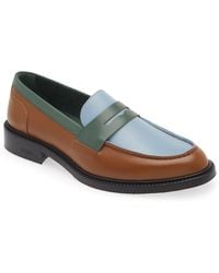 VINNY'S - Townee Tri-tone Penny Loafer - Lyst
