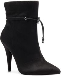 Jessica Simpson Zellya Bootie in Black Glitter (Black) - Lyst