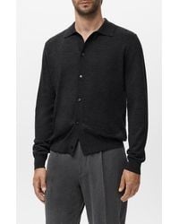 Mango - Wool Cardigan - Lyst
