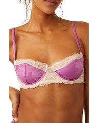 Free People - Intimately Fp Spring Fling Lace & Jacquard Underwire Bra - Lyst
