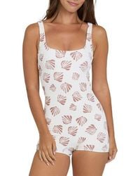 Billabong - Sandy Shells Thalia Cutout Surf One-Piece Swimsuit - Lyst