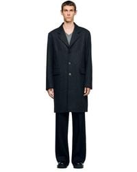 Sandro - Wool Broadcloth Coat - Lyst
