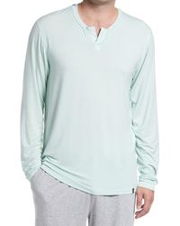 Bedfellow - Long Sleeve Henley Pajama Top - Lyst