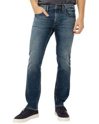 Silver Jeans Co. - Allan Slim Straight Leg Jeans - Lyst