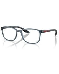 Prada Linea Rossa - 55Mm Rectangle Optical Glasses - Lyst