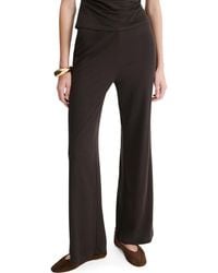 Mango - Pull-On Straight Leg Pants - Lyst