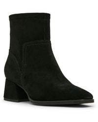 Blondo - Marina Waterproof Stretch Suede Block Heel Bootie - Lyst
