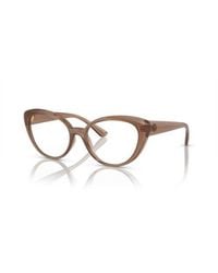 Versace - 53Mm Oval Optical Glasses - Lyst