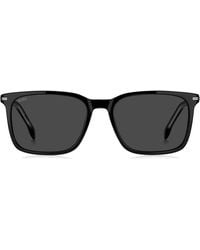 BOSS - 55Mm Rectangular Sunglasses - Lyst