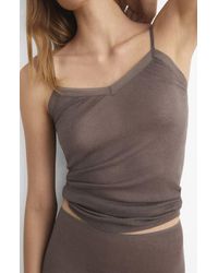 Mango - Rib Pajama Top - Lyst