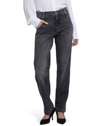 NYDJ - Brooke High Waist Loose Straight Leg Jeans - Lyst