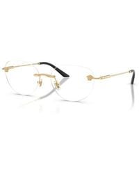 Versace - 55Mm Round Optical Glasses - Lyst